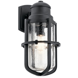 KK49859BKT Suri Entrance Outdoor Wall Light - Textured Black