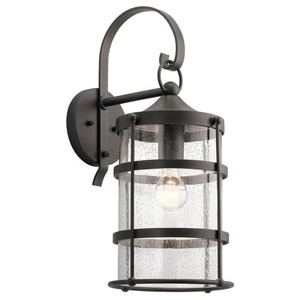 KK49962AVI Mill Lane Entrance Outdoor Wall Light - Anvil Iron