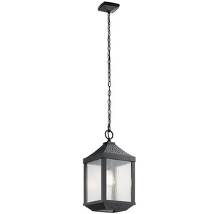 KK49988DBK Springfield Hanging Hanging Lantern - Distressed Black