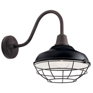 KK49990BK Pier Entrance Outdoor Wall Light - Black