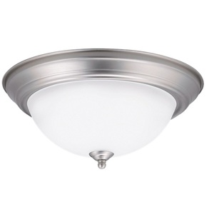 KK8112NILEDR Flush Mount Ceiling Light - Brushed Nickel