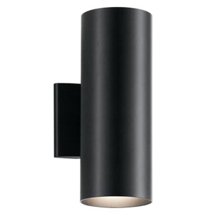 KK9244BK Cans & Bullets Entrance Outdoor Wall Light - Black