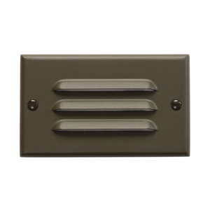 KK12600AZ Step and Hall Light Louvered Hallway Step Light - Architectural Bronze