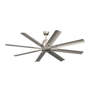 KK310265NI Breda Oversize Fan (60'' and Larger) Ceiling Fan - Brushed Nickel