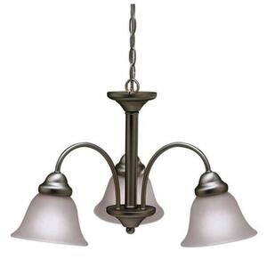 KK3293NI Wynberg Mini Chandelier - Brushed Nickel / Frosted