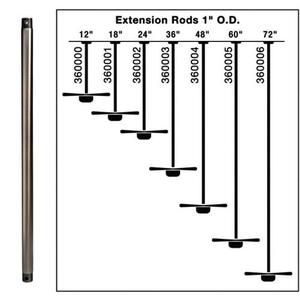 KK360002SNB Downrod Downrod Light Kits & Accessories - Satin Natural Bronze