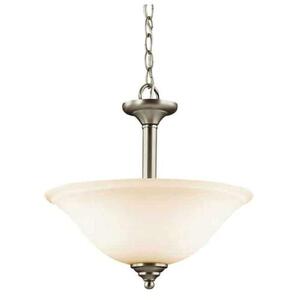 KK3694NI Wynberg Semi Flush Mount Ceiling Light - Brushed Nickel