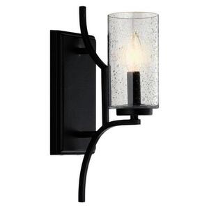 KK44070DBK Vara 1 Bulb Wall Sconce - Distressed Black