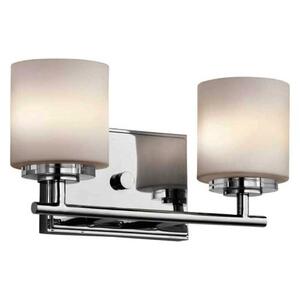 KK45501CH O Hara 2 Bulb Bathroom Lighting - Chrome