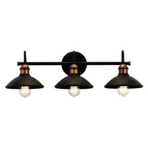 KK45945OZ Clyde 3 Bulb Bathroom Lighting - Olde Bronze