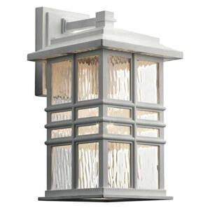 KK49830WH Beacon Square Entrance Outdoor Wall Light - White