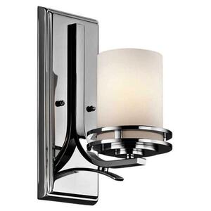 KK5076CH Hendrik 1 Bulb Wall Sconce - Chrome