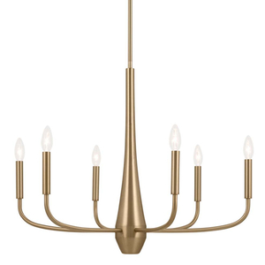 KK52525CPZ Deela Mid Sized Chandelier Chandelier - Champagne Bronze