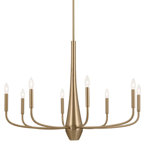 KK52526CPZ Deela Large Foyer Chandelier Chandelier - Champagne Bronze