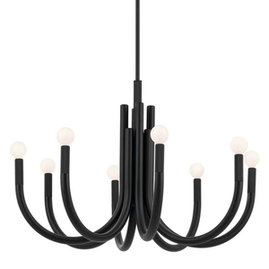 KK52550BK Odensa Mid Sized Chandelier Chandelier - Black