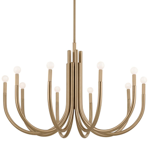 KK52551CPZ Odensa Large Foyer Chandelier Chandelier - Champagne Bronze