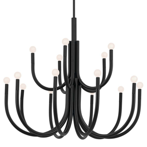 KK52552BK Odensa Large Foyer Chandelier Chandelier - Black