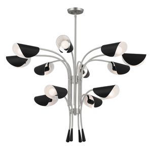 KK52561SN Arcus Large Foyer Chandelier Chandelier - Satin Nickel