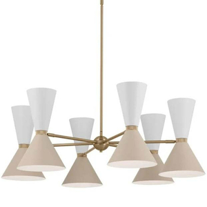 KK52566CPZGRG Phix Large Foyer Chandelier Chandelier - Champagne Bronze