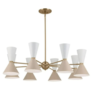 KK52567CPZGRG Phix Large Foyer Chandelier Chandelier - Champagne Bronze