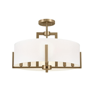 KK52592CPZ Malen Semi Flush Mount Ceiling Light - Champagne Bronze