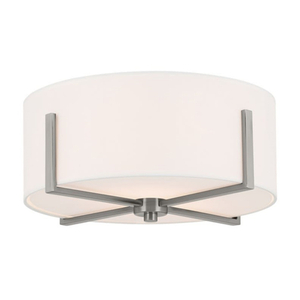 KK52593CLP Malen Flush Mount Ceiling Light - Classic Pewter