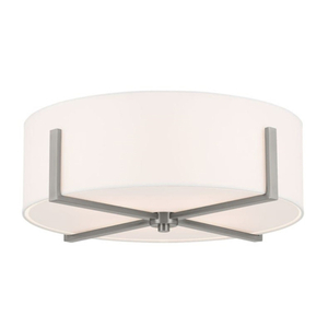 KK52594CLP Malen Flush Mount Ceiling Light - Classic Pewter