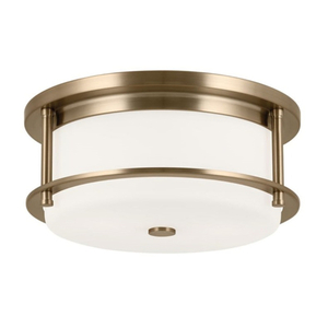 KK52595CPZ Brit Flush Mount Ceiling Light - Champagne Bronze