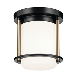 KK52596BKCPZ Brit Flush Mount Ceiling Light - Black