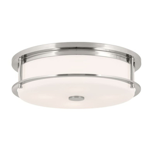 KK52597PN Brit Flush Mount Ceiling Light - Polished Nickel