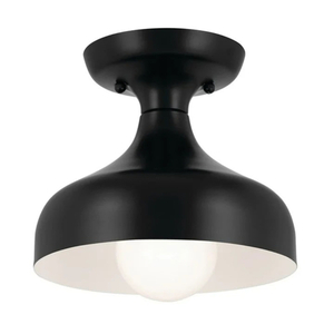 KK52599BK Sisu Semi Flush Mount Ceiling Light - Black