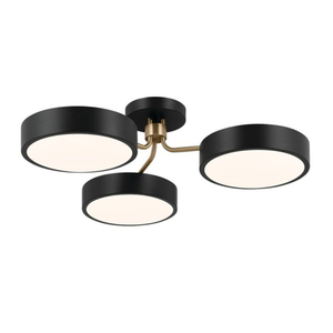 KK52604BKCPZ Sago Semi Flush Mount Ceiling Light - Black