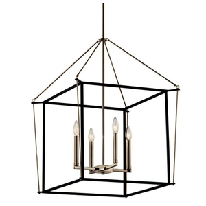 KK52627PN Eisley Entrance / Foyer Pendant Light - Polished Nickel