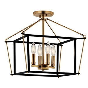 KK52633CPZ Eisley Semi Flush Mount Ceiling Light - Champagne Bronze