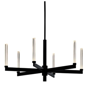 KK52667BK Sycara Large Foyer Chandelier Chandelier - Black