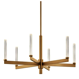 KK52667CPZ Sycara Large Foyer Chandelier Chandelier - Champagne Bronze