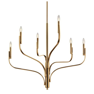 KK52673CPZ Livadia Large Foyer Chandelier Chandelier - Champagne Bronze