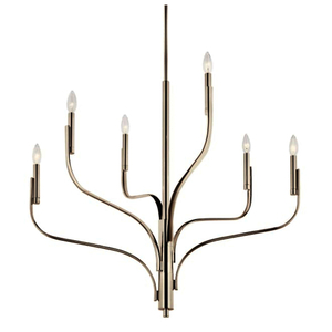 KK52673PN Livadia Large Foyer Chandelier Chandelier - Polished Nickel