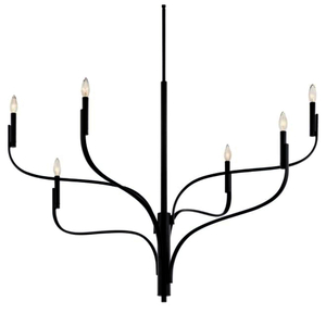 KK52674BK Livadia Large Foyer Chandelier Chandelier - Black