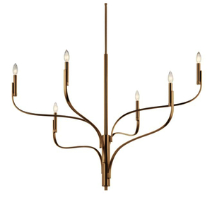 KK52674CPZ Livadia Large Foyer Chandelier Chandelier - Champagne Bronze