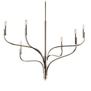 KK52674PN Livadia Large Foyer Chandelier Chandelier - Polished Nickel