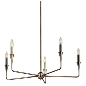 KK52689PN Alvaro Mid Sized Chandelier Chandelier - Polished Nickel