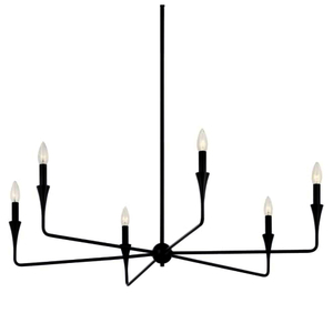 KK52690BK Alvaro Large Foyer Chandelier Chandelier - Black