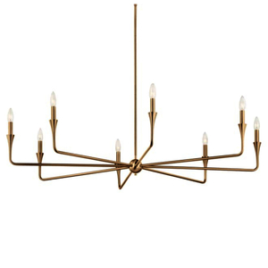 KK52691CPZ Alvaro Large Foyer Chandelier Chandelier - Champagne Bronze