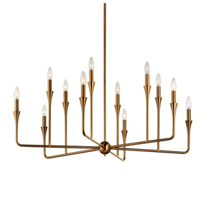 KK52692CPZ Alvaro Large Foyer Chandelier Chandelier - Champagne Bronze