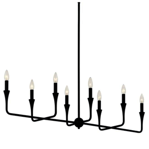 KK52693BK Alvaro Large Foyer Chandelier Chandelier - Black