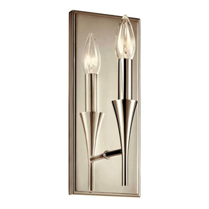 KK52694PN Alvaro 1 Bulb Wall Sconce - Polished Nickel