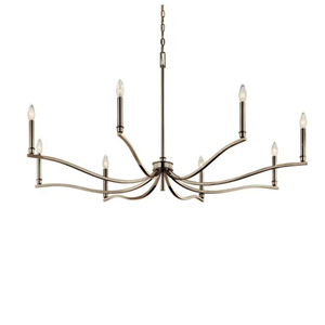 KK52697PN Malene Large Foyer Chandelier Chandelier - Polished Nickel