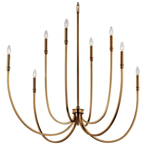 KK52699CPZ Malene Large Foyer Chandelier Chandelier - Champagne Bronze