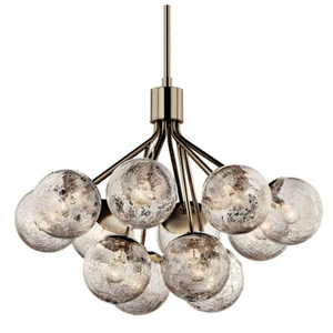 KK52701PN Silvarious Mid Sized Chandelier Chandelier - Polished Nickel